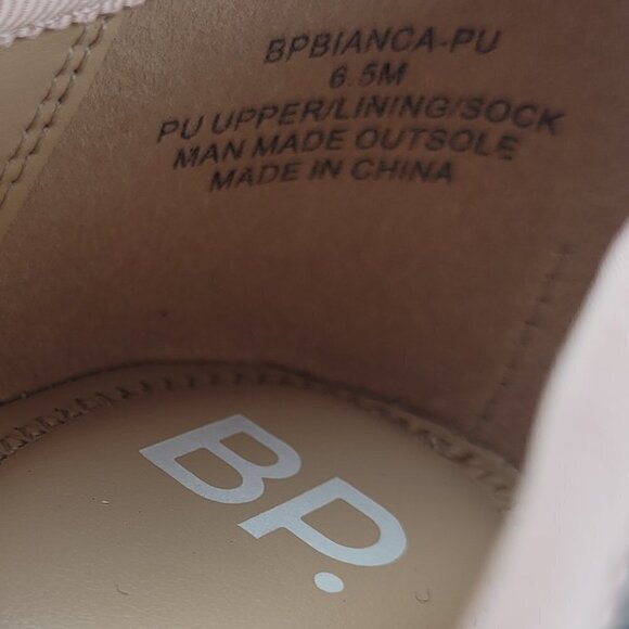 Nordstrom Bp. Bianca Blush Pink Faux Snakeskin Print Ballet Flats 6.5 - Picture 9 of 9